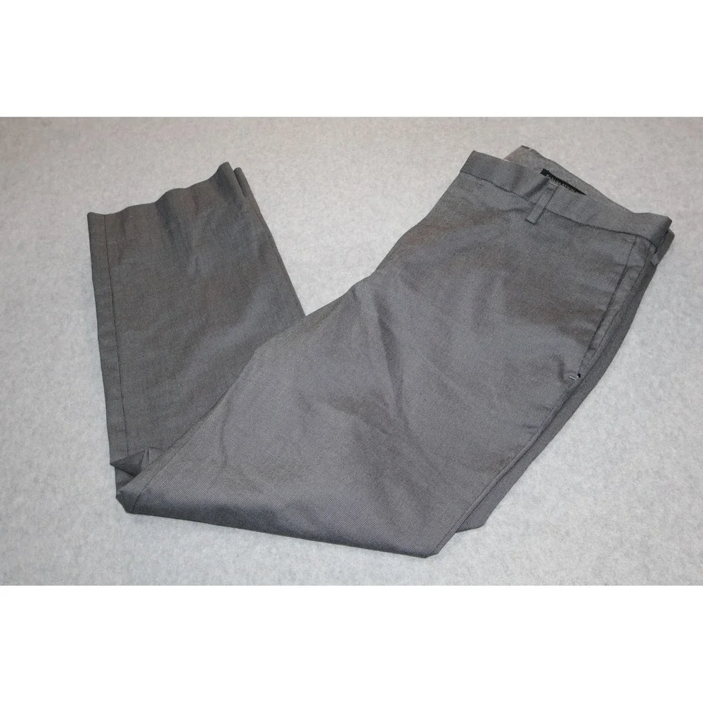 Banana Republic Slim Fit Men 36x30 Gray Cotton Blend Stretch Chino Pants